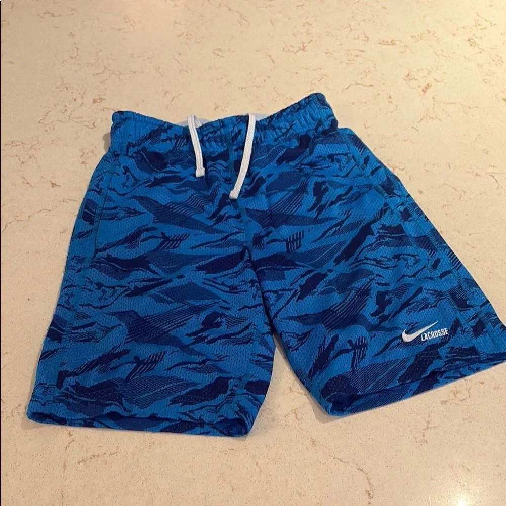 Nike Blue lacrosse Athletic Shorts SZ Small
